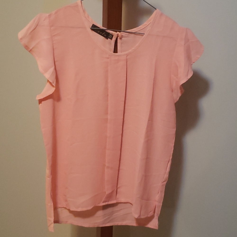 Ruffle sleeves top